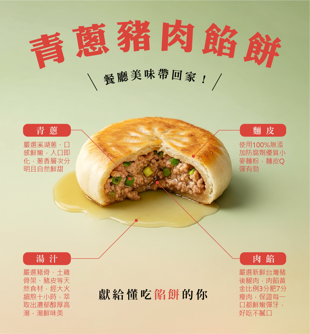 青蔥豬肉餡餅