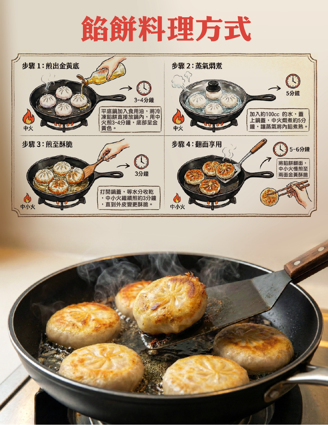 煎餅製作步驟介紹